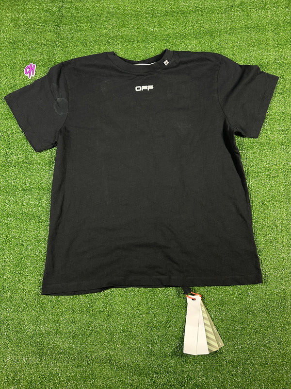 Off-White Caravaggio Painting Graphic Black/White T-Shirt (USED) - Size XXS