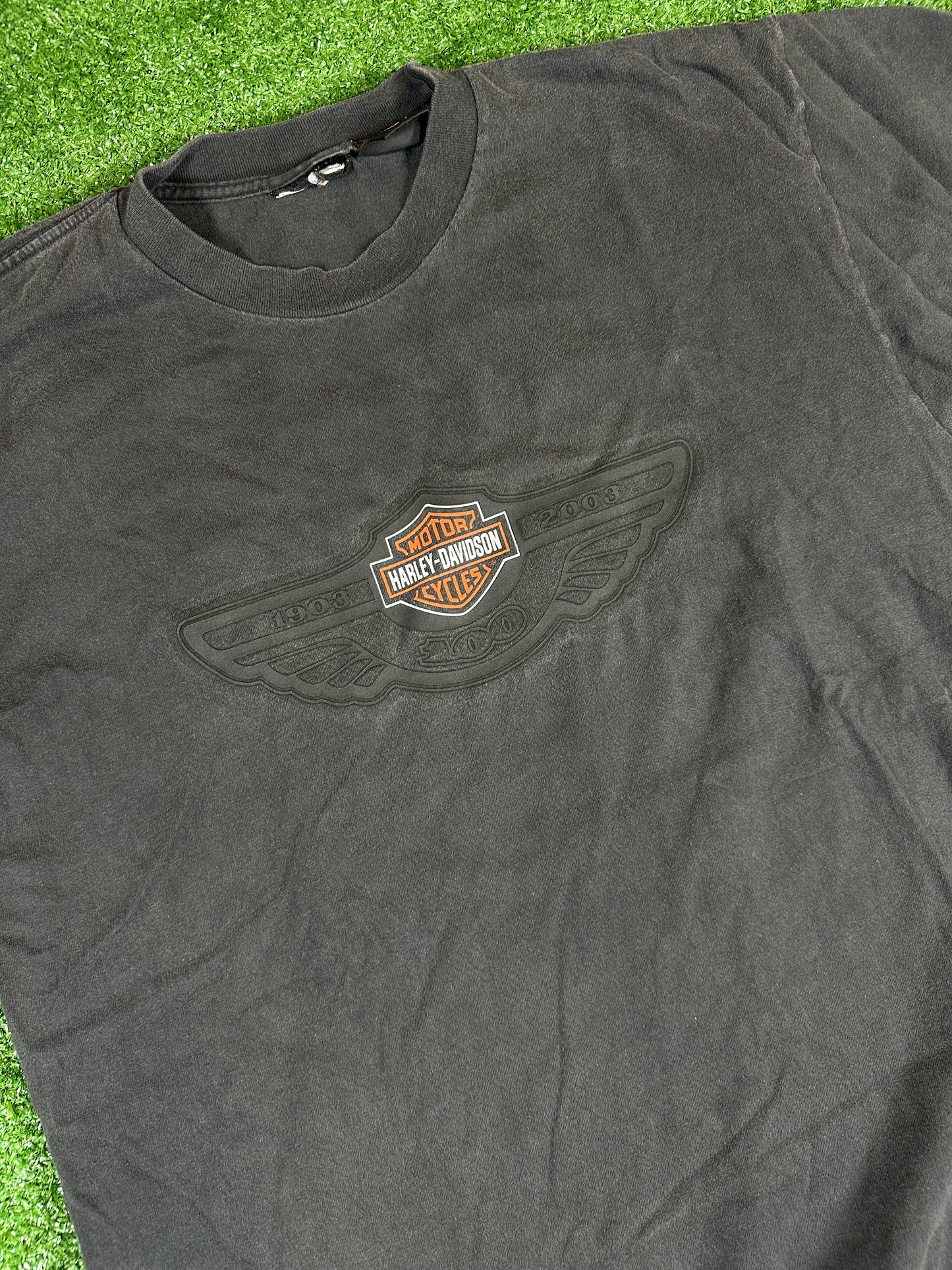 Harley Davidson Official Men's Used Vintage T-Shirt - Size Large