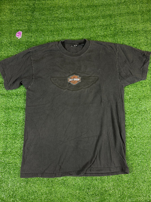 Harley Davidson Official Men's Used Vintage T-Shirt - Size Large