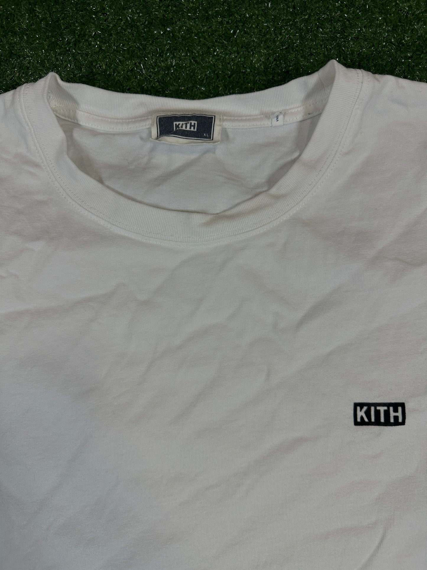 Kith White S/S Lax Men's T-Shirt (USED) - Size XL