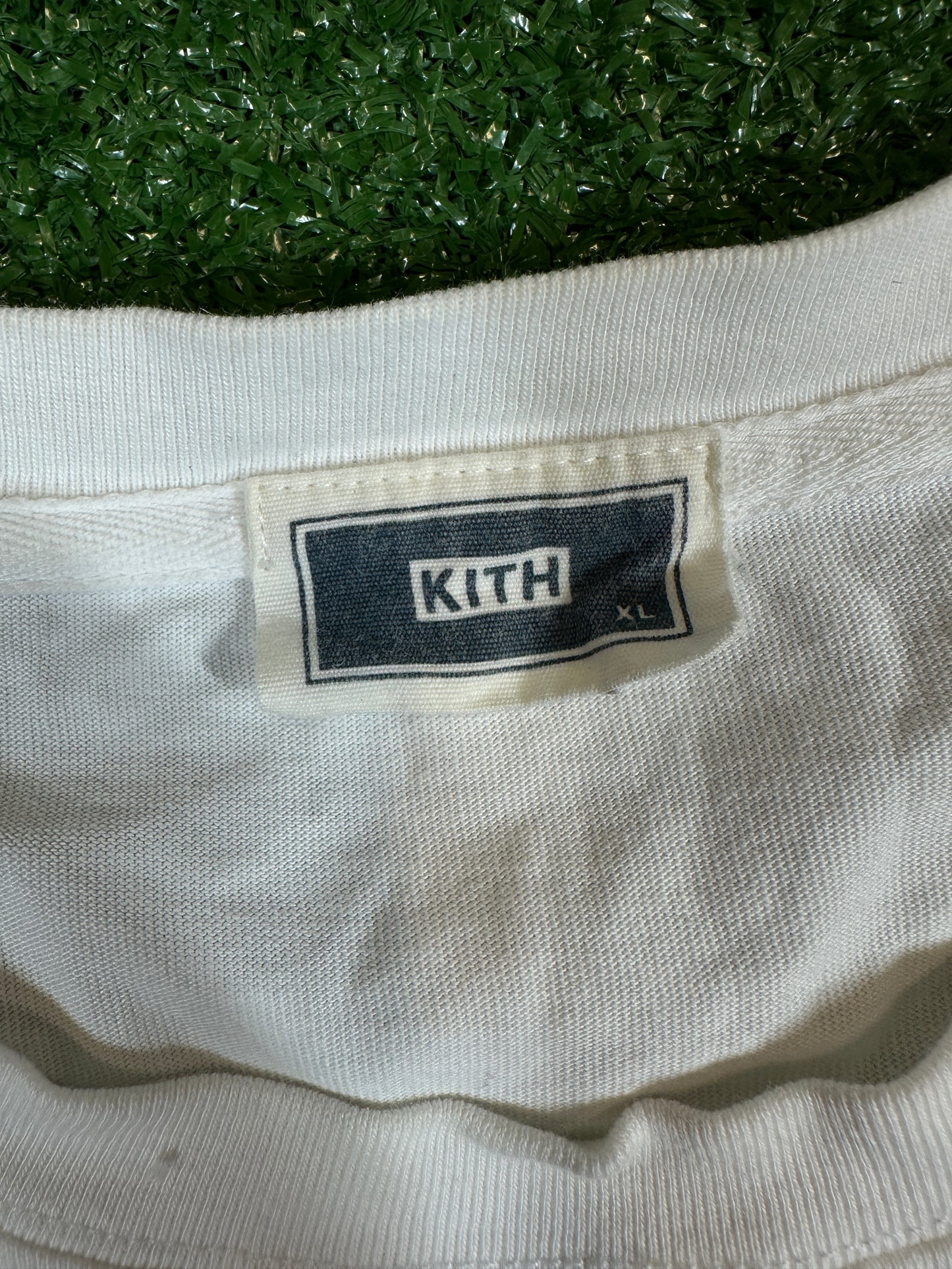 Kith White S/S Lax Men's T-Shirt (USED) - Size XL