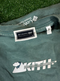 Kith X Columbia Eea Rain Mountain Teal Men's T-Shirt (USED) - Size XL
