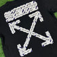 Off-White 'Scribbled Arrows Logo' Black/White T-Shirt (USED) - Size Small