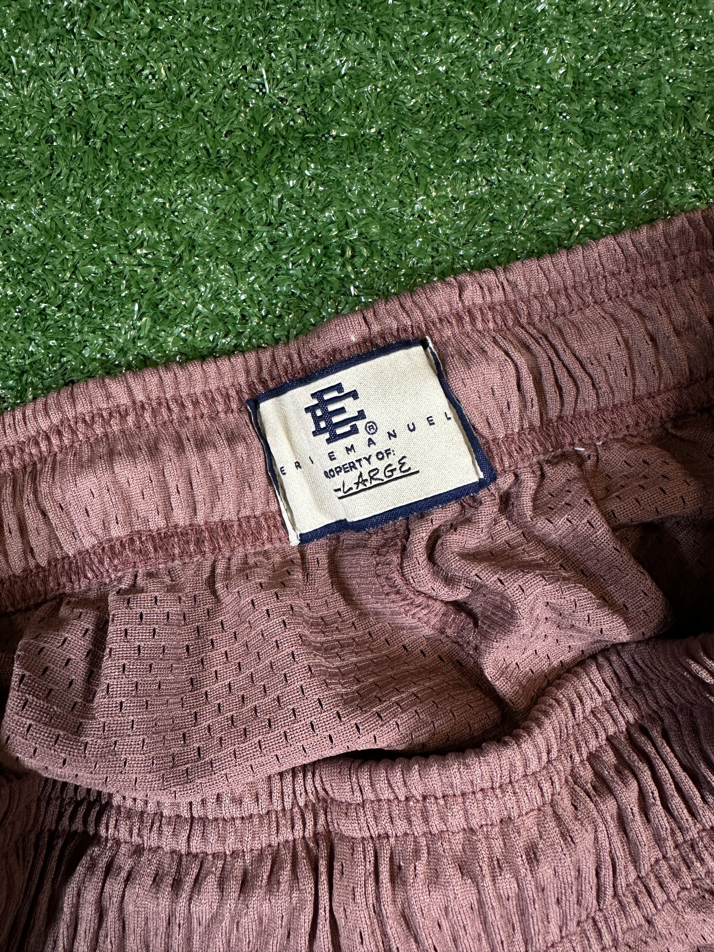 Eric Emmanual Brown/Neon Basic Men's Shorts (USED) - Size XL