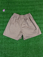 Eric Emmanual Brown/Neon Basic Men's Shorts (USED) - Size Large