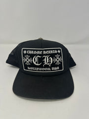 Chrome Hearts CH Hollywood Trucker Hat (USED) Authentic Chrome