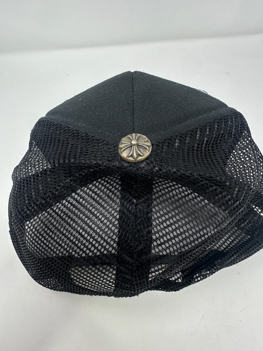 Chrome Hearts CH Hollywood Trucker Hat (USED) Authentic Chrome