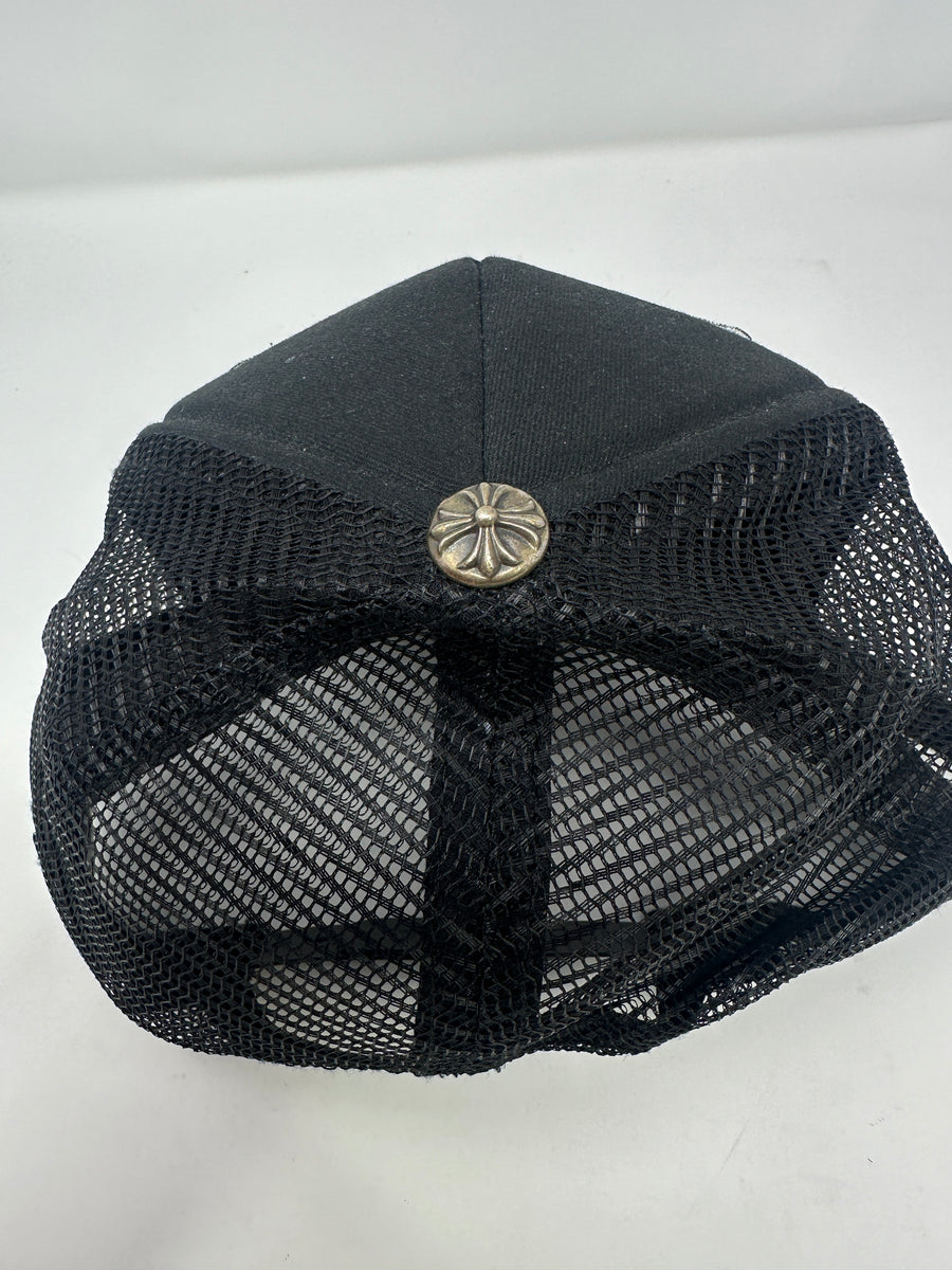 Chrome Hearts CH Hollywood Trucker Hat (USED) Authentic Chrome