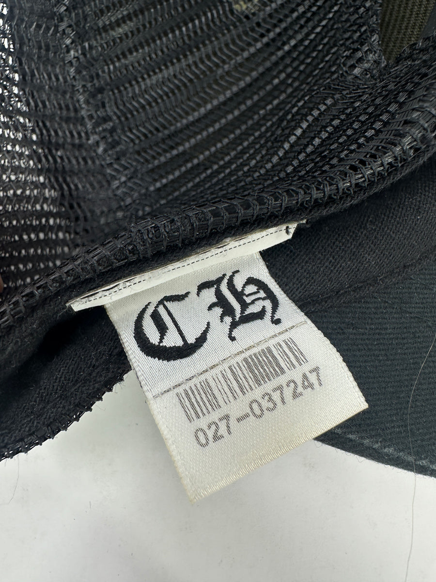 Chrome Hearts CH Hollywood Trucker Hat (USED) Authentic Chrome