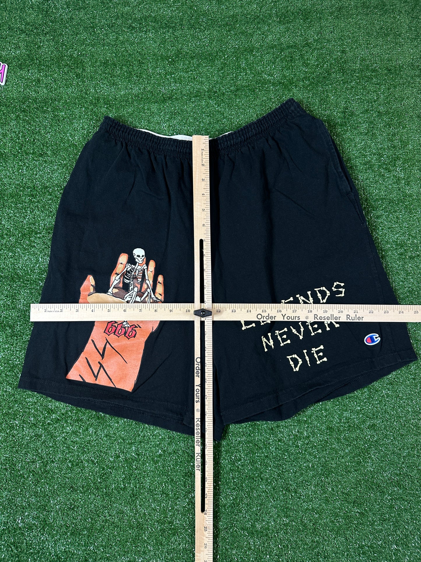 Champion X Juice Wrld 'Legends Never Die' Shorts (USED) - Size Large