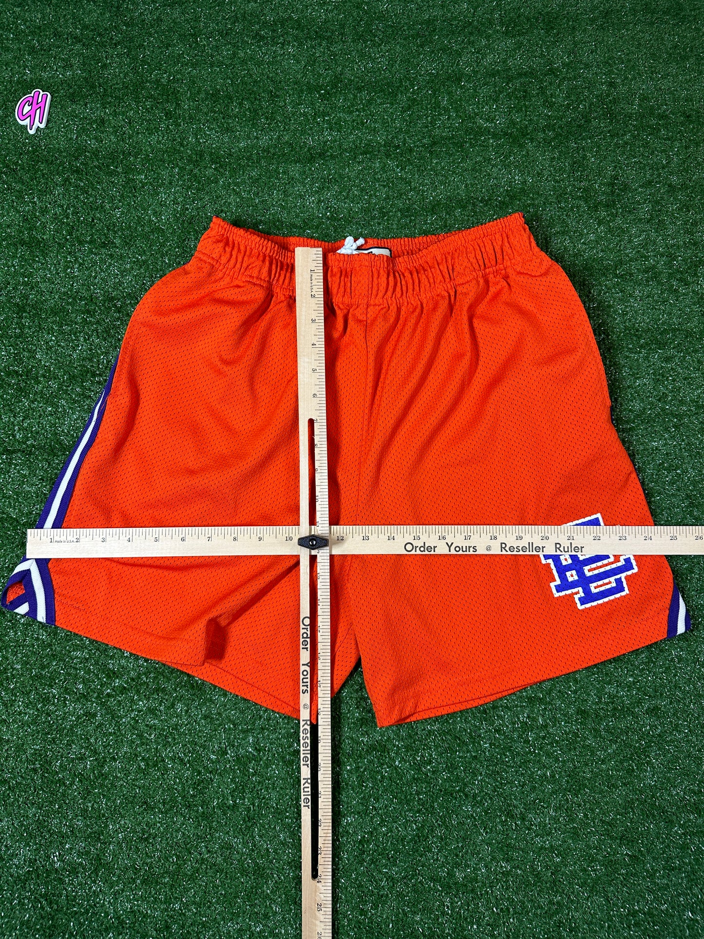 Eric Emanuel EE Basic Orange Basketball Shorts (USED) - Size XL