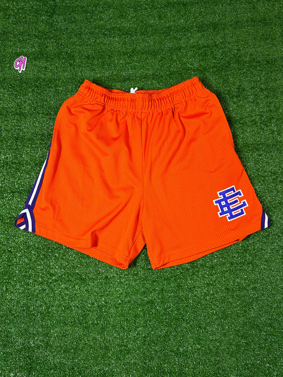 Eric Emanuel EE Basic Orange Basketball Shorts (USED) - Size XL