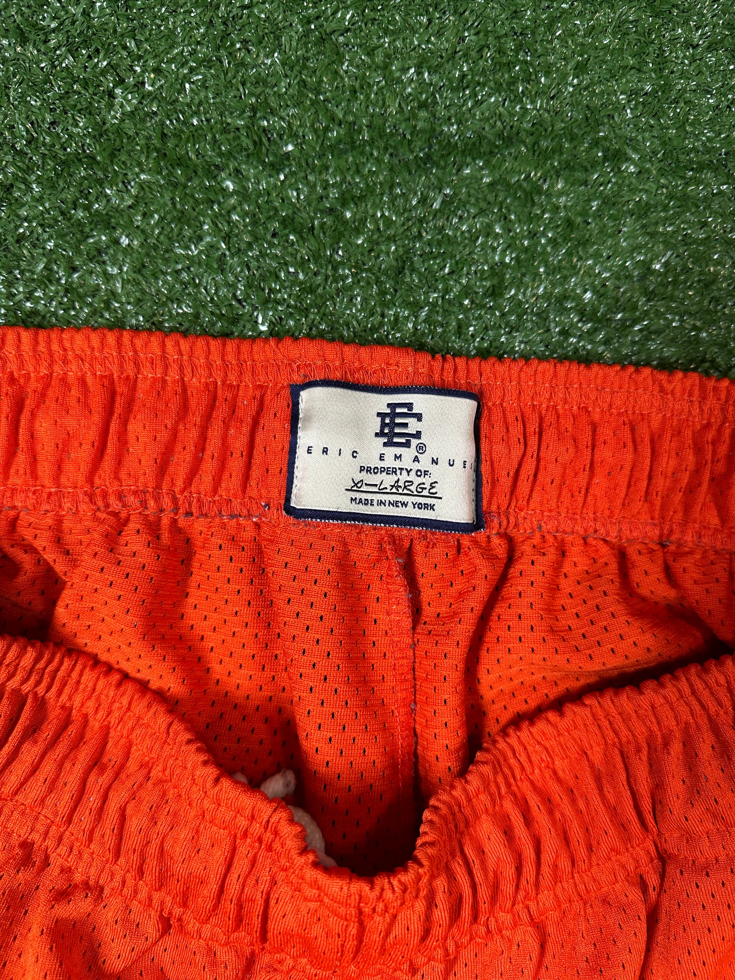 Eric Emanuel EE Basic Orange Basketball Shorts (USED) - Size XL