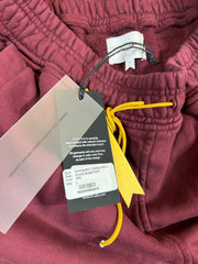 Rhude Men's Heavyweight Embroidered Logo Sweatpants Burgundy XL MSRP: $765.00