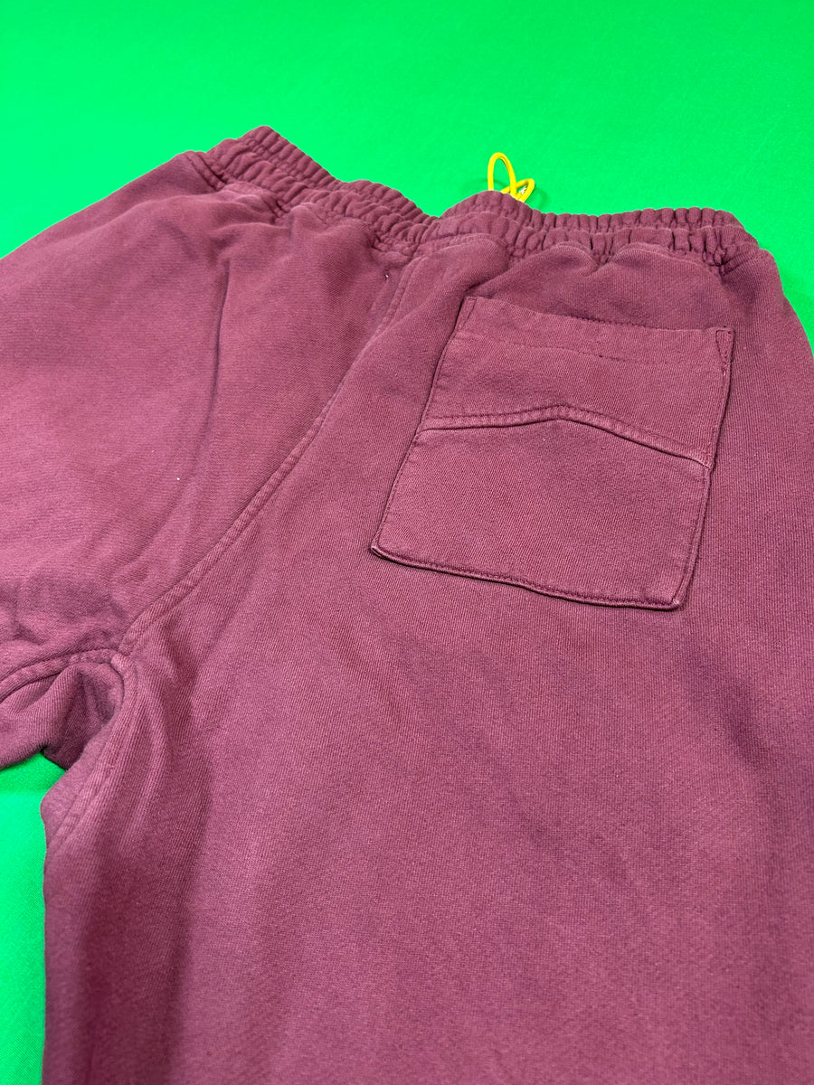 Rhude Men's Heavyweight Embroidered Logo Sweatpants Burgundy XL MSRP: $765.00