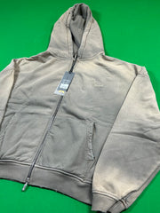 Rhude Zip Up Embroidered Logo Hoodie Sundry Elephant