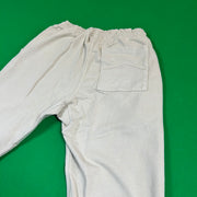 RHUDE Authentic Men's Heavyweight Embroidered Logo Sweatpants in Bone SM MSRP: $765.00