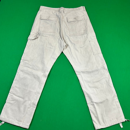 RHUDE Men's 'Sundry Elephant' Chevron Painter Pants LG MSRP: $975.00