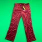 Rhude Velvet Track Pant - Maroon MSRP $1,200