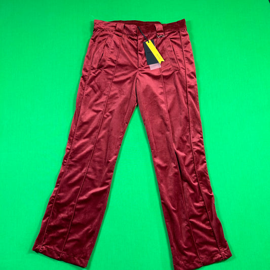 Rhude Velvet Track Pant - Maroon MSRP $1,200