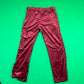 Rhude Velvet Track Pant - Maroon MSRP $1,200