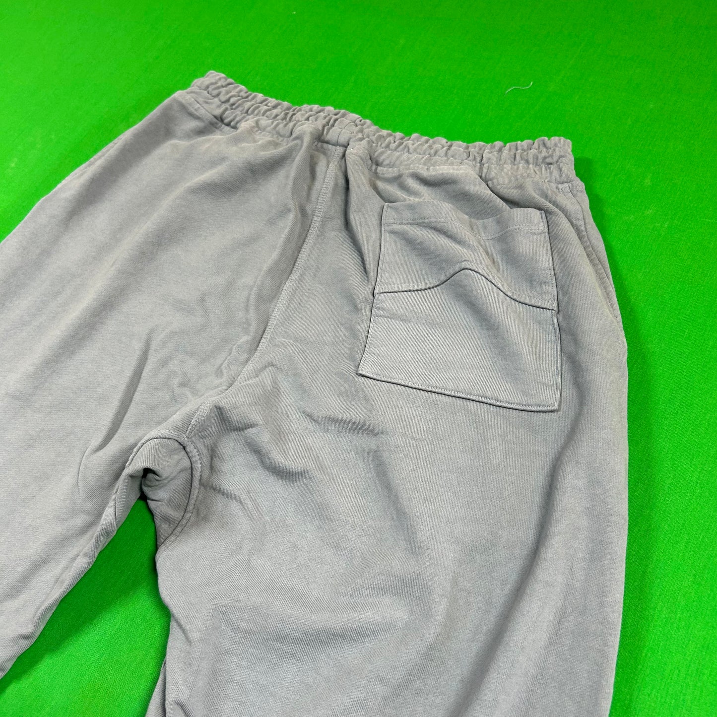 RHUDE Authentic Men's Sky Blue Heavyweight Embroidered Logo Sweatpants MD MSRP: $765