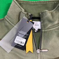 Rhude 'Sundry Olive' Quarter Zip Sweatshirt MSRP $750