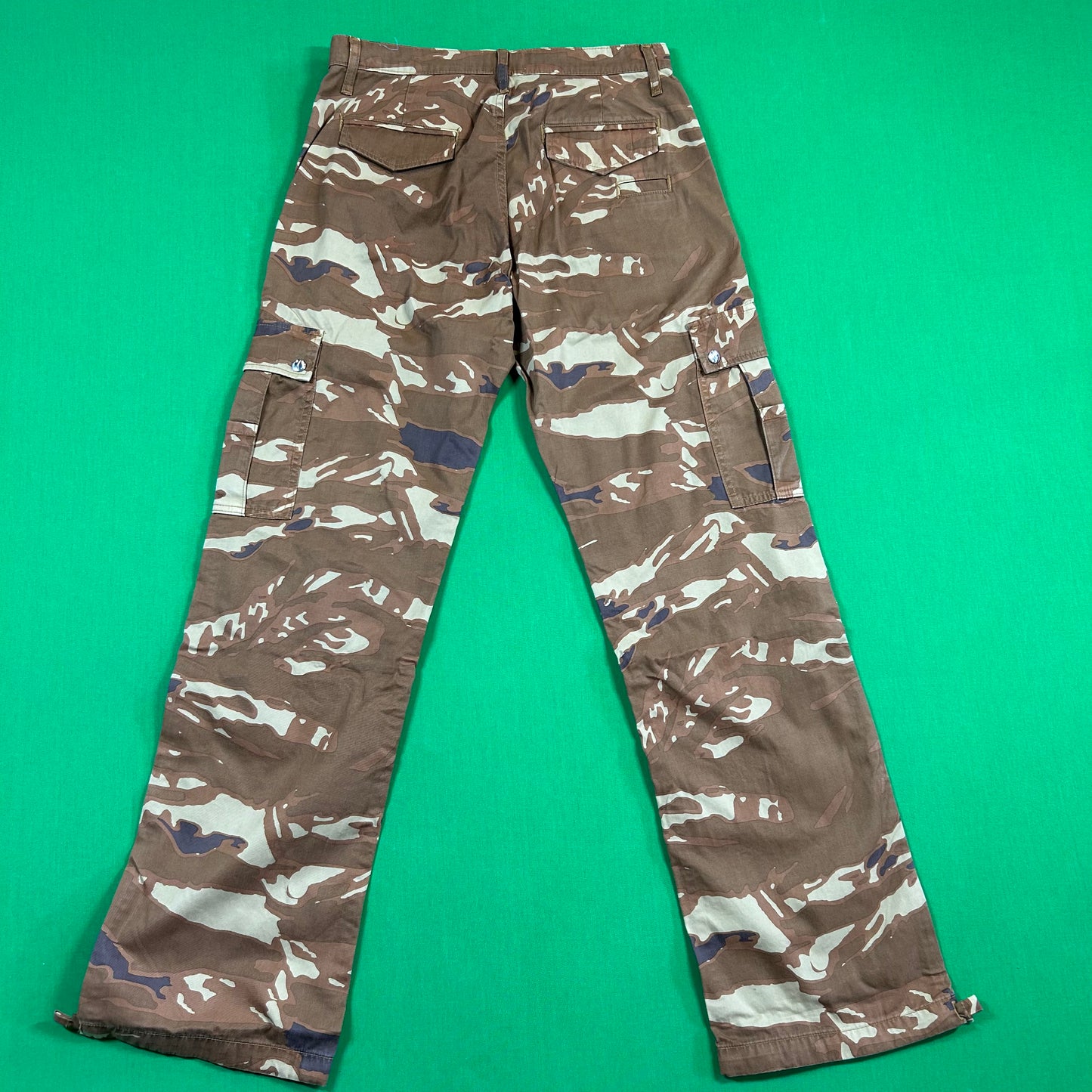 Rhude Tiger Camo Brown Cargo Pants