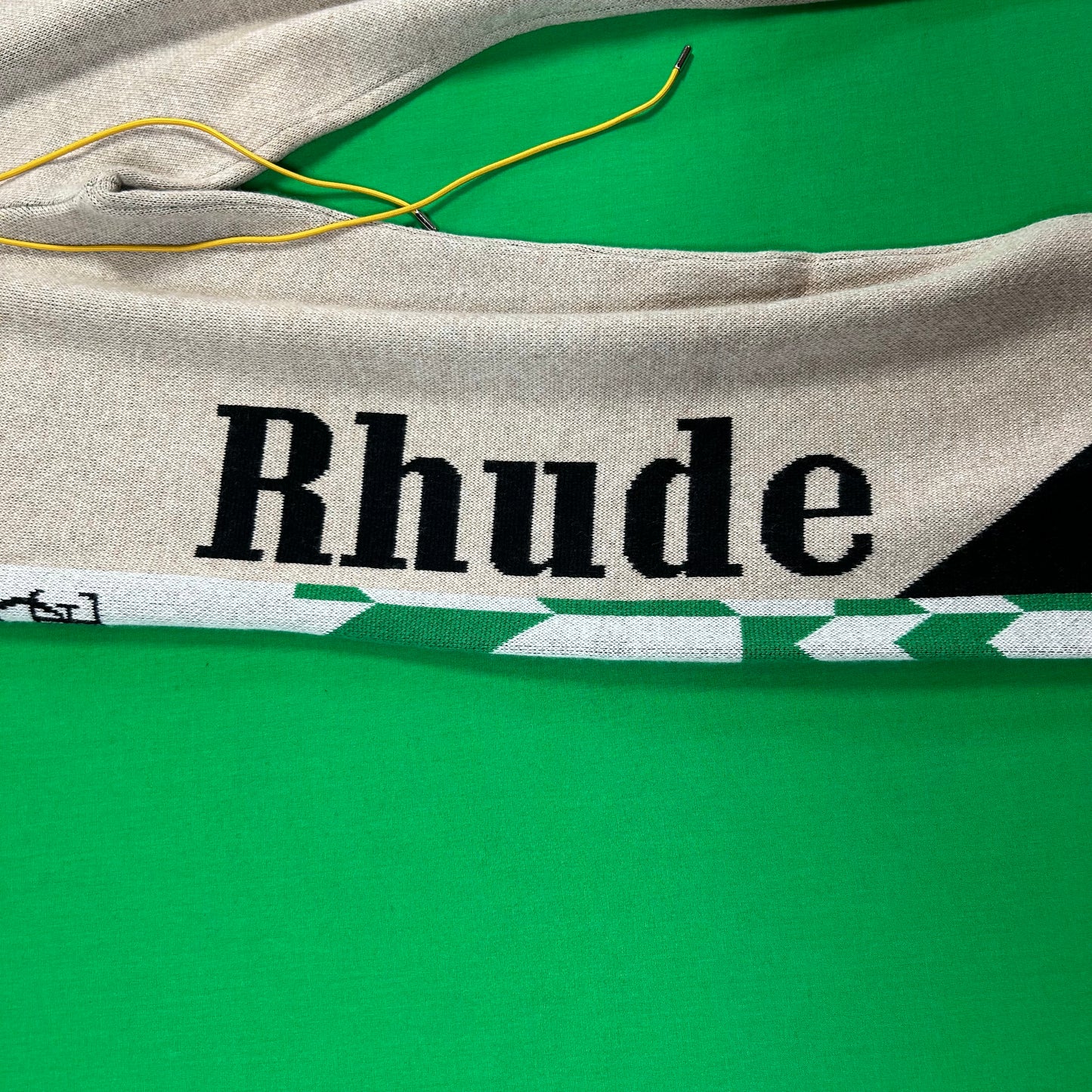 Men's RHUDE X Lamborghini Authentic Knitted Track Pants SM MSRP: $2,357