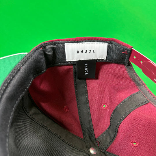Rhude Hat "R" - Maroon/White