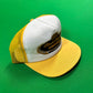 Rhude Trophy Series Foam Hat - Mustard/Creme MSRP $192