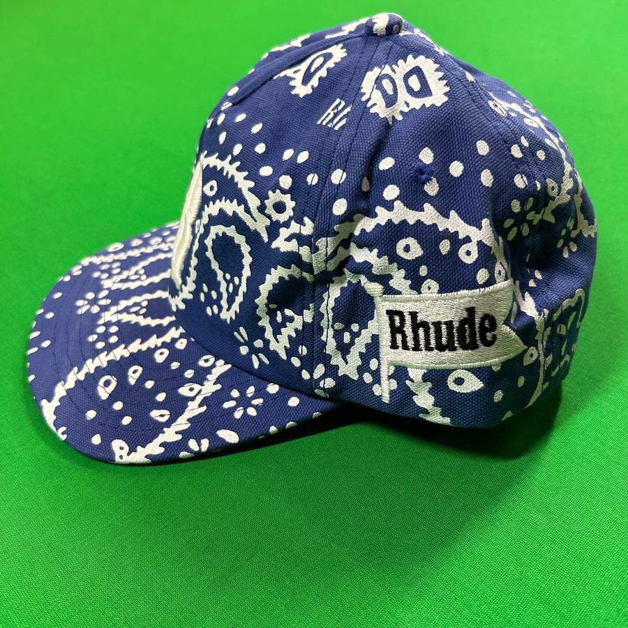 RHUDE Authentic Adjustable Rhepurposed Hat Blue MSRP: $198.00 Brand New