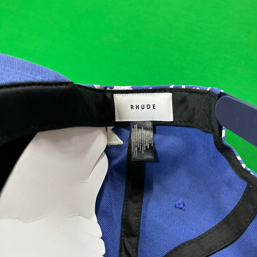RHUDE Authentic Adjustable Rhepurposed Hat Blue MSRP: $198.00 Brand New
