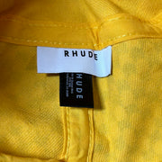 Rhude Checkered Monogram Bucket Hat - Yellow/Black