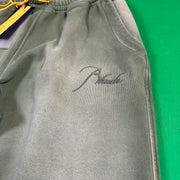 Rhude Men's Sundry Olive Heavyweight Embroidered Logo Sweatpants LG MSRP: $765.00
