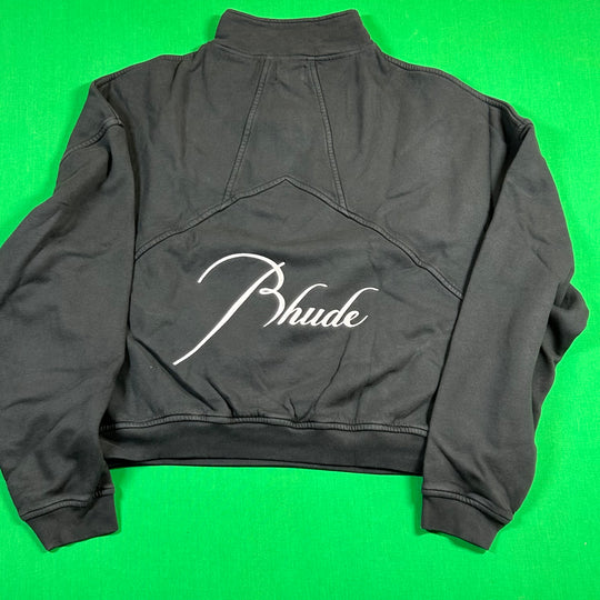 Rhude Quarter Zip - Black $750
