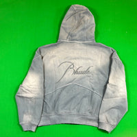 Rhude Zip Up Hoodie 'Sundry Steel'