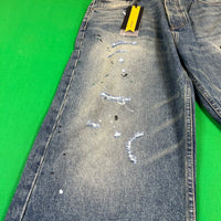 RHUDE Authentic Wide Leg Denim Indigo Jeans Mens Size 36 MSRP:$795.00