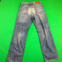 RHUDE Authentic Wide Leg Denim Indigo Jeans Mens Size 36 MSRP:$795.00