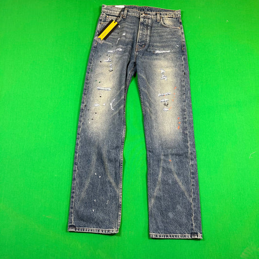 RHUDE Authentic 90s Indigo Denim Mens Jeans Size 31 MSRP:$725.00 Brand New