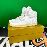 RHUDE Authentic Rhecess Hi Sneaker-White/Grey-MSRP:$685.00 Size 9 Mens Shoe