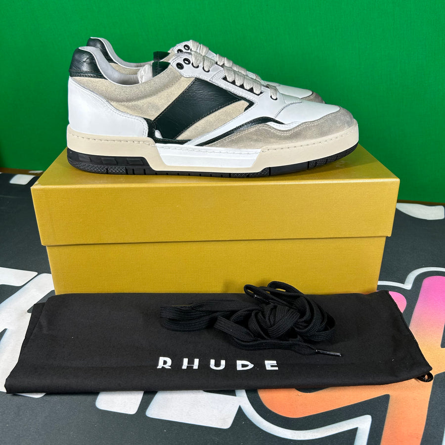 RHUDE Authentic Racing Sneakers Olive MSRP:$680.00 Size 8 Mens Shoe