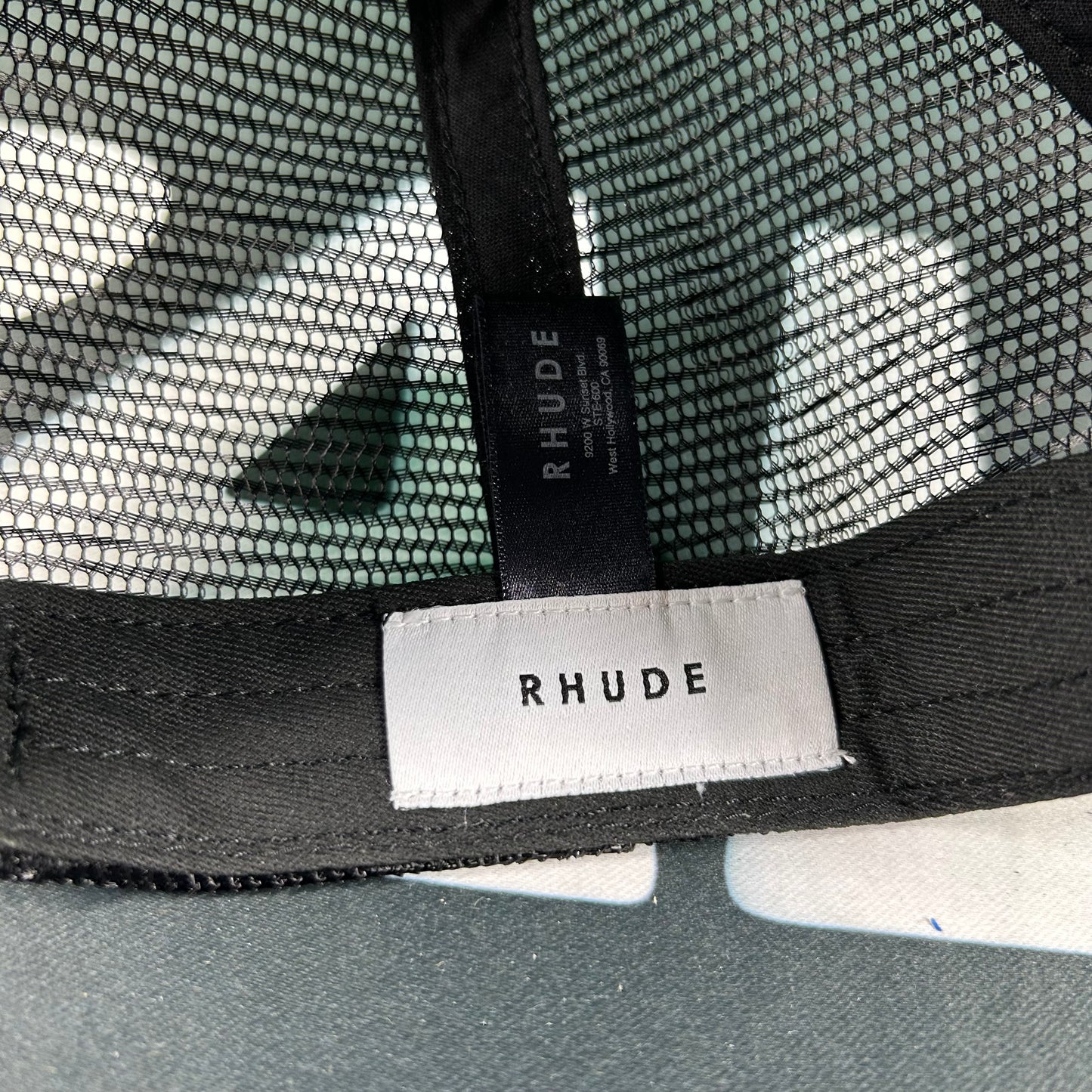 Rhude Mont-Blanc Trucker Hat - Black