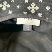 Rhude Cross Bandana Bucket Hat - Black/White