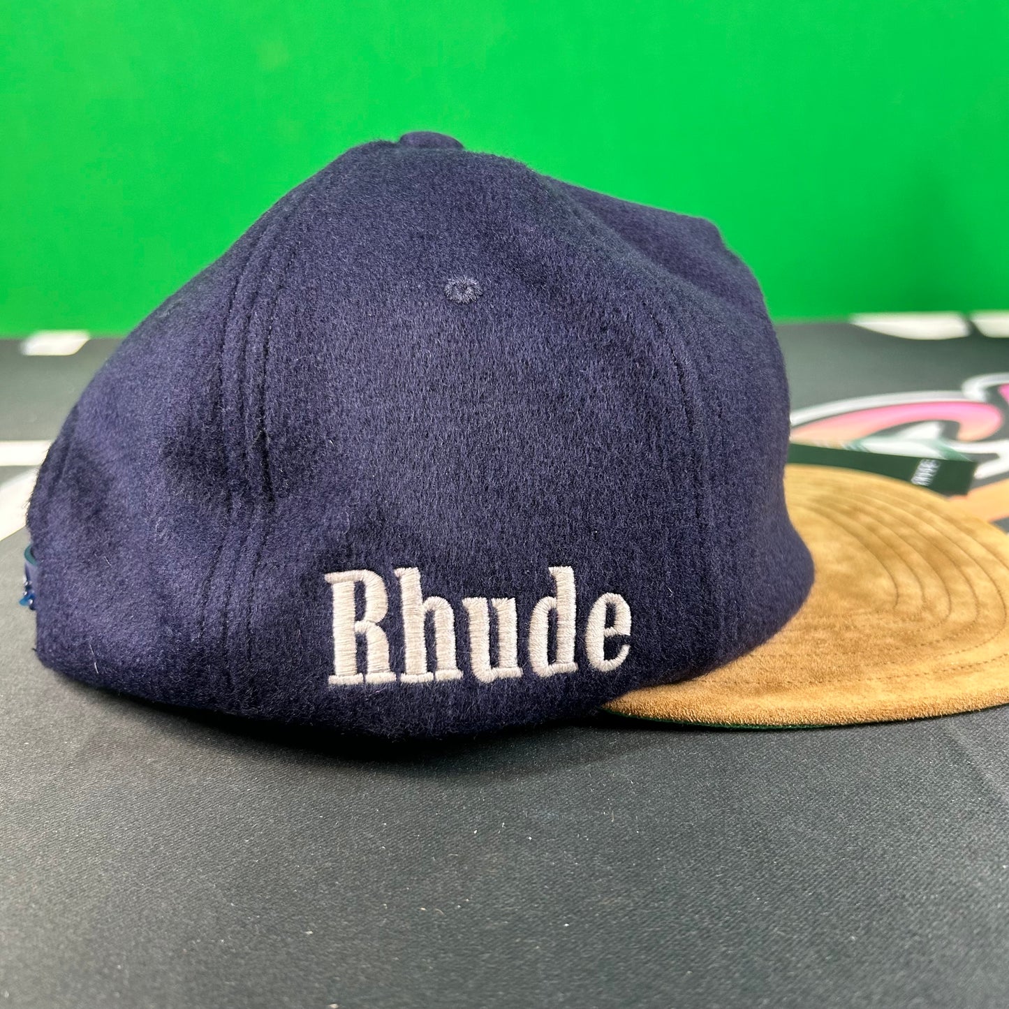 Rhude Lamborghini 63 Hat - Navy Blue/ Brown