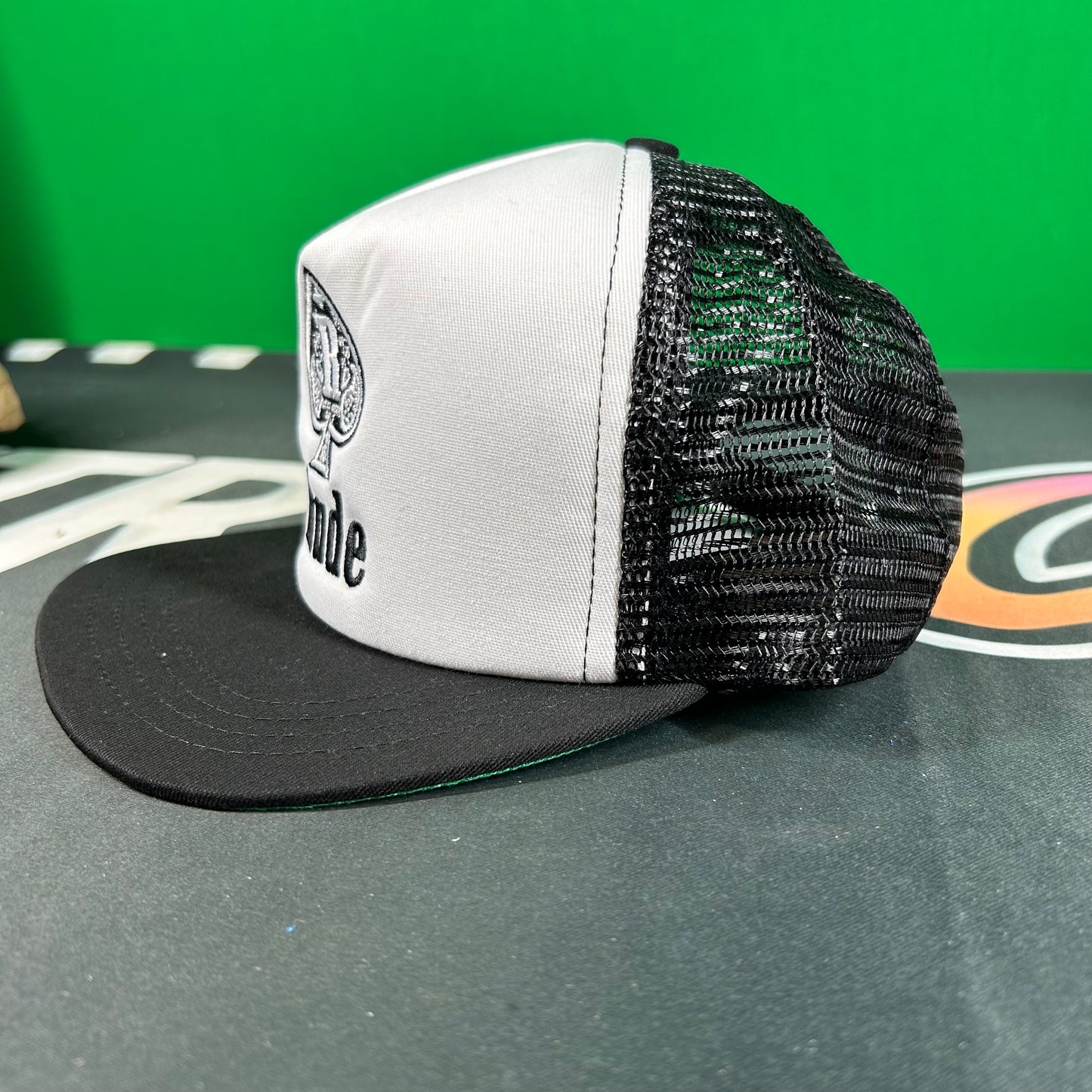 Rhude Spade Trucker Hat Black/White MSRP $192