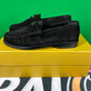 RHUDE Authentic Men's Slip On Black Velour Penny Loafer Size 7M MSRP $595