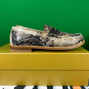 Rhude Men's Slip On Snakeskin Penny Loafer Size 12M MSRP $740