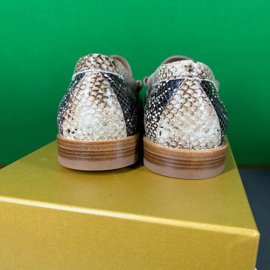 Rhude Men's Slip On Snakeskin Penny Loafer Size 12M MSRP $740