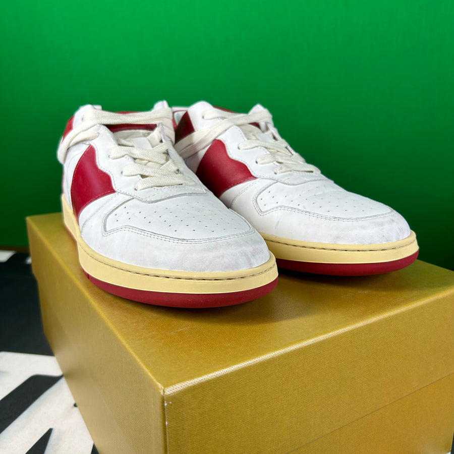 Rhude Recess Low Sneaker White/Red - MSRP:$680.00 Size 13 Mens